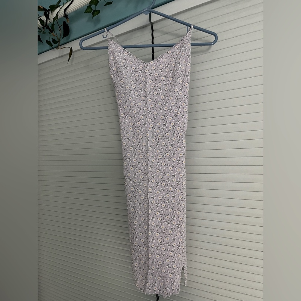 Pale Purple Hollister Floral Dress